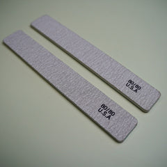 FlexOne Zebra Nail File 80/80 Grit – USA Salon Quality (50 PCS)