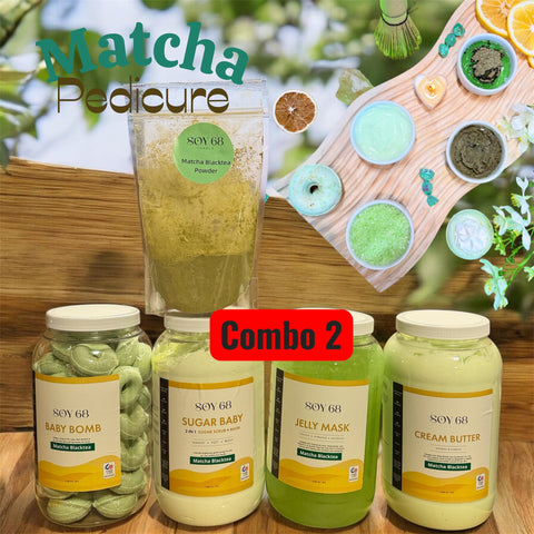 Combo MATCHA Cloud Pedicure - "Hot Trend Matcha"