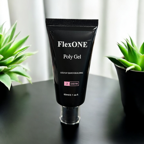 SET 5 colors FlexOne POLY Gel + Free Sample Colors Board
