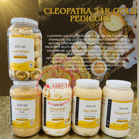 Cleopatra 24K GOLD Pedicure  - Golden Pedicure set
