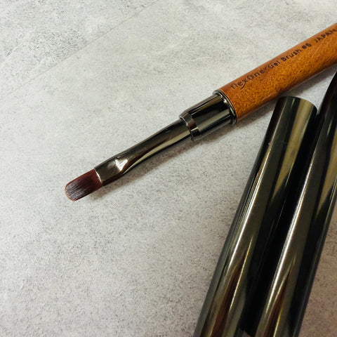 Round Builder Gel Brush - Japan Hair 2 sides FlexOne