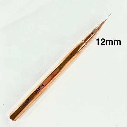 Deep French Painting Brush - Thick Liner Brush (Black & Gold handle)