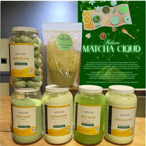 Combo MATCHA Cloud Pedicure - "Hot Trend Matcha"