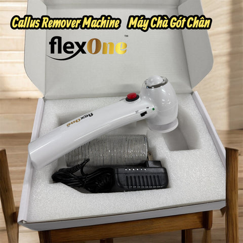Foot Callus Remover Machine - Rechargable + FREE 60pcs Sanding Paper