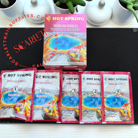 [Free Shipping] HOT SPRING Bubble Spa - 6 STEPS Pedicure Extreme Deluxe - 40pcs/ Case