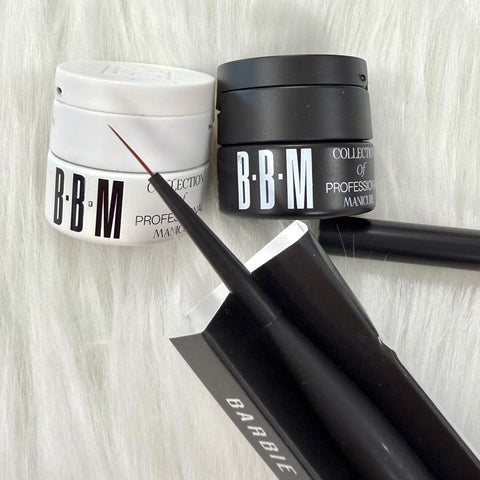 BBM Super Thick Black or White Painting Gel or Super Thin Brush