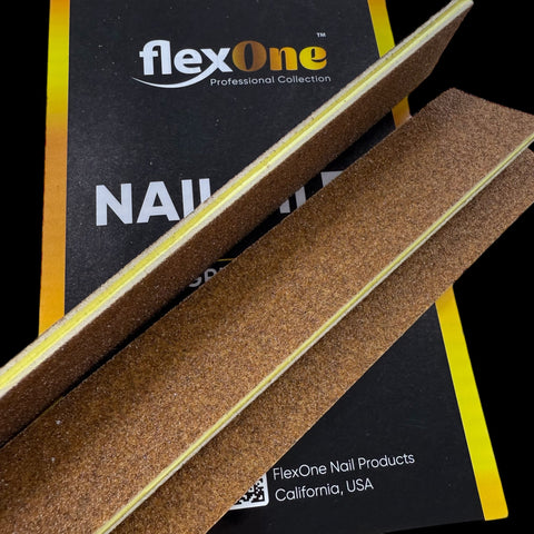 PREMIUM Nail File - Elephant Brown Garnet 80/80 Coarse Grit - Wide Jumbo