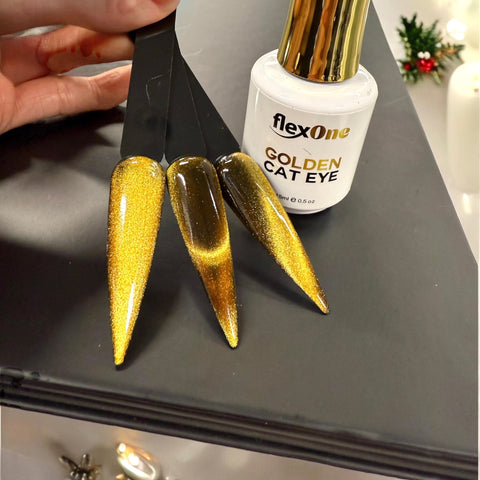 FlexOne Supper Shinny Gold Cat Eye Gel - 15ml