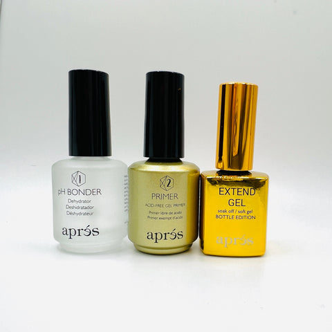 Apres Combo 3 Steps PH Bonder - Primer - Extend Gel for Gel X