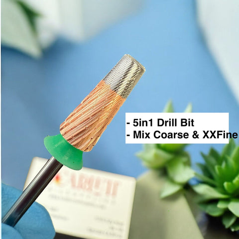 NEW 5in1 Premium Dril Bit - Mix Coarse & XXFine