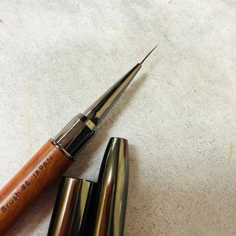 Round Builder Gel Brush - Japan Hair 2 sides FlexOne