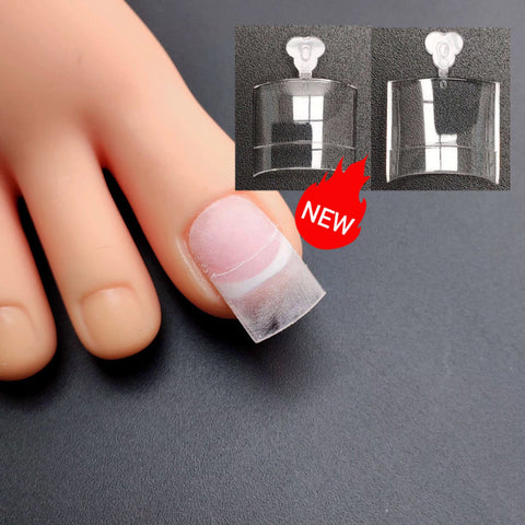 504pcs/ box Clear Toe Tips For Extend Nail