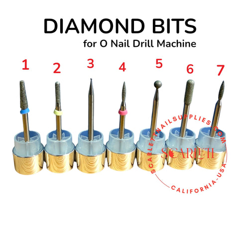 DIAMOND BITS FOR O NAIL DRILL MACHINE