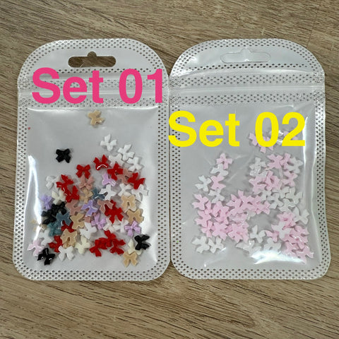 Tiny Plastic Bow Resin Nail Charm