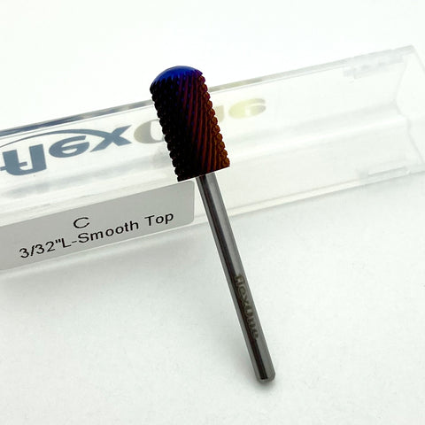 3/32" Finishing Smooth Top Tungsten Carbide Drill Bit - Fine/ Medium/ Coarse