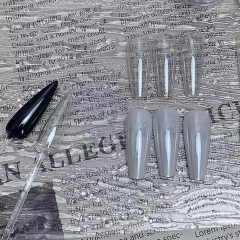 NEW 2026 - EXTREME Clear Chrome Powder Nail Art