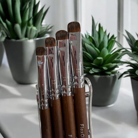 Professional FlexOne French Brush - Size 10 12 14 16 - suitable for both Beginner & Pro Technician