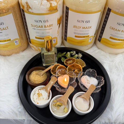 Cleopatra 24K GOLD Pedicure  - Golden Pedicure set