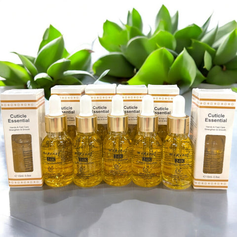 Gold 24k Cuticle Oil - Dưỡng Da Cuticle Ánh Vàng Nhẹ Mùi