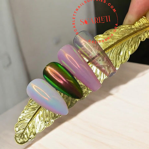 Unicorn Chrome Powder for Nail Design