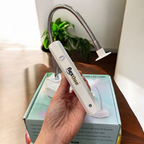 Mini UV Lamp for Gel X - Diamond - Cat eye Rechageable