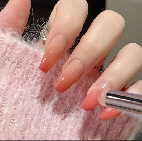 Double side Silicone Ombre Nail Brush