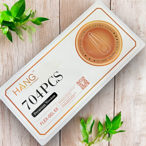 NEW Gel X Tips - ALMOND XL Long - Premium Version