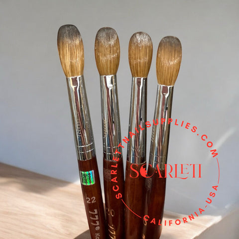777 Acrylic Nail Brush - 777 Authentic Registered Kolinsky England -  #12 #14 #16 #18 #20 #22