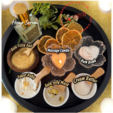 Cleopatra 24K GOLD Pedicure  - Golden Pedicure set