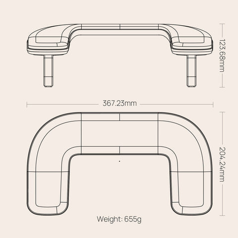 Arm Rest - O NAIL Ergonomic Arm Rest 1 Plus