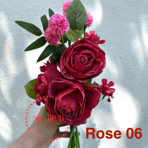 Rose Artificial Flowers for Pedicure Tray