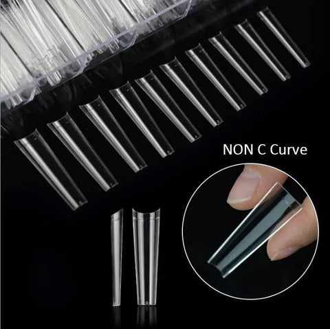 This clear nail tips are made of high quality clear ABS, nice holding the color without separating or streaking. It's make your nails fashion, creative and fresh