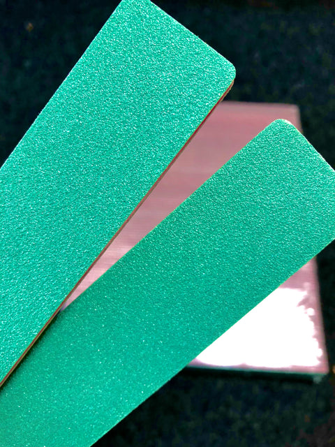 Premium Nail File - Green 80/80 Coarse Grit - JUMBO Square