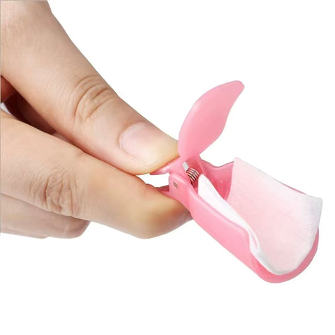 Nail Polish Remover Clips, 10 Pcs Reusable Soak Off Gel Plastic Nail Art Soak Off Clip Caps UV Gel Polish Removal